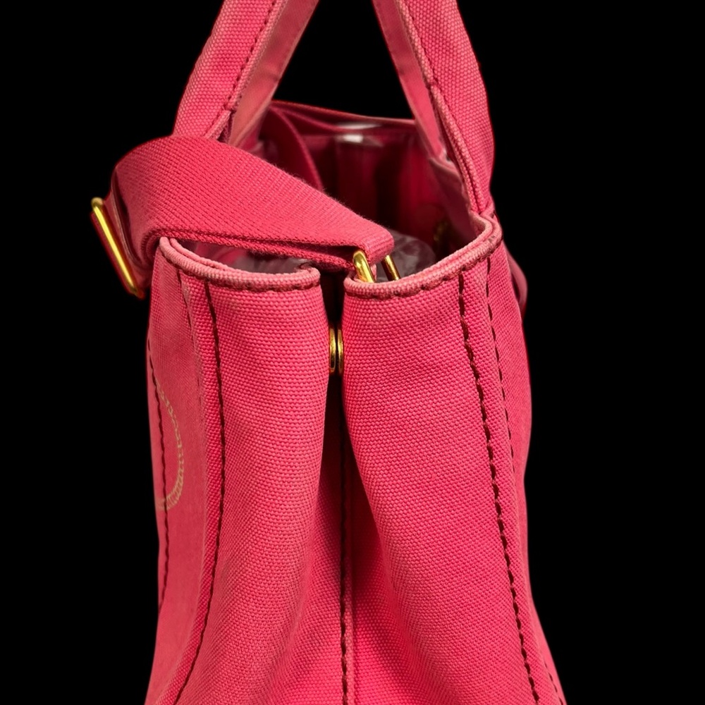 Prada Canapa Pink 2/Way Tote  (A358) - Picture 11 of 17